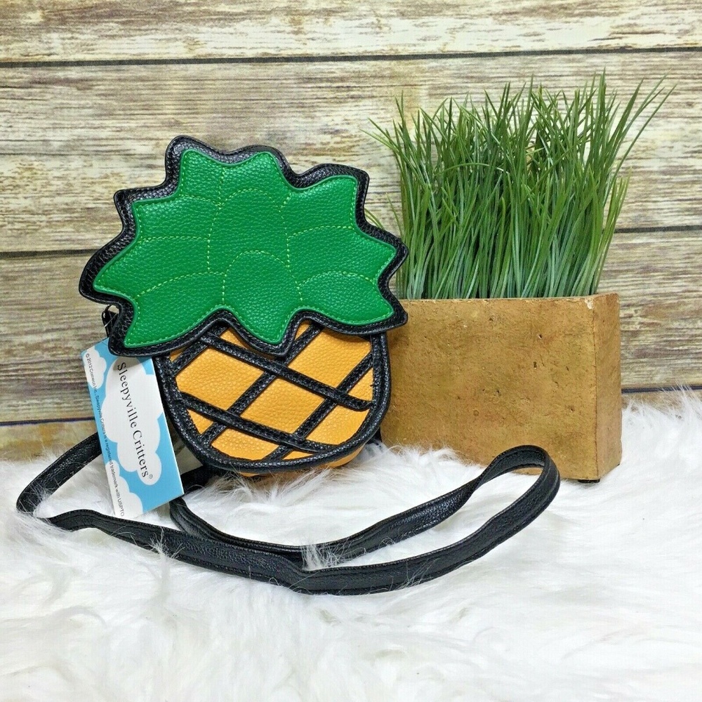 Sleepyville Critters Pineapple Purse Crossbody